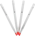 Set med 4 pennor volframkarbidspets gravyr rostfritt stål keramiskt glas
