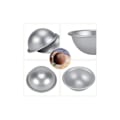 Miniatyrbillede 5 af 5: En aluminiums bageform (10 cm) Halvkugle Kageforme Dessert Pudding