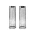 2-pack Rolling Grilling Baskets - Best Grilling Basket Ever, Stainless Steel Round Grill Mesh