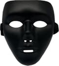 Halloween-maskerademasker til voksne, fuld ansigtsmaske Anonymous Street Dance Ghost Step (sort)