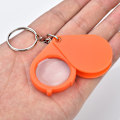 Miniatyrbillede 4 af 5: Bærbar Foldbar Nøglering Mini Forstørrelsesglas Nøglering Forstørrelsesglas Holdbart Forstørrelsesglas Lommeværktøj - 38mm