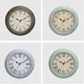 Miniatyrbild 2 av 5: Vintage Quartz Wall Clock 30cm Silent Ticking Large Numbers &