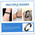 Miniatyrbilde 5 av 5: Mansjett Armbånd Unik Mann Magnetisk Spenne Rustfritt Stål Kvinner Inspirerende Armbånd Kvinner/Menn‘s Rustfritt Flettet Lær