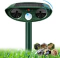 Ultrasonic Cat Repeller, Solar Powered Animal Repeller Waterproof Pest Repellent with Motion Sensor for Yard Dogs Birds Squirrels Deterrent