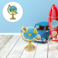 Miniatyrbillede 5 af 5: Mini Hus Globe Legetøj Mini Globe Fotografi Rekvisit Globe Model Dekorativ Mini Globe 2,6X2CM 2.6X2CM