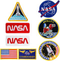 NASA 100th Space Shuttle Military Mission Logo Iron-on Patches 8