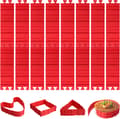 16-pack silikonkakform Magic Bake Snake, silikonkakformare DIY runda rektangulära hjärtformade kakdesserter, isbarriär Tie Dye -