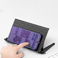 Miniatyrbillede 3 af 5: Plastik Computer Skærmbøjle LCD Skærm TV Set-Top Box Beslag Punch-Free Opbevaring Multifunktionel (Sort, L)