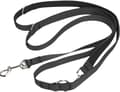 Handsfree Adjustable Dog Leash, 243 cm Double Handle Nylon Training Leash with Strong Clip for Walking, Running, Hiking, Black