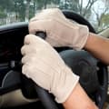 Miniatyrbillede 3 af 4: L21 Sort - Tynde bomuldssolhandsker til mænd, touchscreenhandsker til bilkørsel, udendørssport [DB]