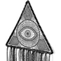 Miniatyrbillede 3 af 5: Drømmefanger Oskans Øje Drømmefanger Helt Sort Drømmefanger Stor Drømmefanger Boho Vægdekoration Ornament Gave