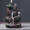 Miniatyrbillede 3 af 5: Bjergflod Vandfald Røgelsebrænder Springvand Harpiks Tilbageflow Aroma Røg Censer Holder Røgelse
