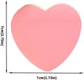 Miniatyrbild 3 av 5: Heart-shaped sticky notes - Self-adhesive post-it notes Cute mixed 4 colors for office/home Bulk pack 600 sheets total
