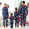 Miniatyrbilde 2 av 5: Familie-pyjamas i ett stykke for foreldre og barn, julepyjamas, vår og høst, hjemmekles9mbaby 9m baby