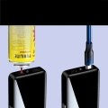 Miniatyrbillede 2 af 4: Torch Lighter og Arc Lighter 2 i 1, Genopladelig Dobbelt Jet Butan Lighter, USB Opladbar Lighter, (Rainbow Ice)