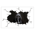 Pikkukuva 1 / 3: Tarrat Autot Autotarra Tarvikkeet Halloween-teema Ikkunatarra Takasivuikkunatarra Auton Tarra Musta 40x30CM Black 40x30CM