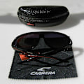 Miniatyrbild 3 av 4: Carrera Ruthenium Pilot Solglasögon för Män med Gradientlinser + Box Red Black