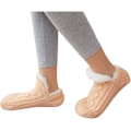 Miniatyrbild 5 av 5: Sock Cover Fleece Tjocka Golvstrumpor Vuxna Dam Hemma Vinterstrumpor 40-42 Khaki Khaki 40-42