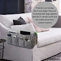 Miniatyrbillede 3 af 5: Lænestol, Vandafvisende Sofa Armlæn Organizer, Skridsikker Recliner Organizer, Fjernbetjening Holder til Recliner, Recliner