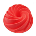 Miniatyrbillede 1 af 5: Silikonbageform til kage - Non-stick rillet pande rørkageform til gele, mousse gelatineforme - Silikonkageform