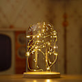 Miniatyrbillede 3 af 4: LED Fe-lys Batteridrevne Lysstreng | Mini Lys, Midtpunkt Borddekorationer, Bryllup Fest Soveværelse Mason Jar Jul, Varmt Hvidt