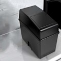 Miniatyrbilde 4 av 5: Vanntett oppbevaringsboks i plast med automatisk lukking av lokket, universell multifunksjonell søppelbøtte med festeklips, egnet for lastebiler