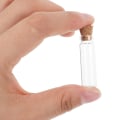 Miniatyrbild 3 av 4: 3 st Miniatyr Glasburkar för Dockhus Mat, Små Husflaskor, Leksaker för Dockhus, Tillbehör, Transparent Transparent 4x1CM