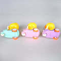 Pikkukuva 5 / 5: 3 kpl sarjakuvahahmo leluautoja, työnnä ja mene, Jingle Swing Duck -autot, kitka