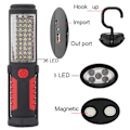 Pikkukuva 5 / 5: Punainen tarkastuslamppu, latautuva LED-lamppu, latautuva LED-työlamppu magneettisella LED-taskulampulla, tarkastuslamppu
