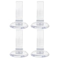 Miniatyrbillede 1 af 3: 4 stk Akryl Display Stativer Sko Display Skobutik Display Stativer Sko Hvile Sko Forhøjere Transparent 12X8.5CM Transparent 12X8.5CM