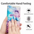 Miniatyrbild 4 av 5: Compatible with iPhone 17 Pro Max Kickstand Case Marble Pattern PU Leather Wallet Case Multicolor Pink Purple Multicolor Pink Purple