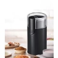 Miniatyrbillede 2 af 4: Elektrisk kaffekværn i rustfrit stål til dryp, percolator, fransk presse, espresso og tyrkisk kaffemaskiner (sort)