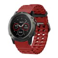 Miniatyrbillede 4 af 5: Type E 26mm Silikoneurrem til Garmin Fenix 8 51mm/Enduro 3/Enduro 2 Quick Release Ocean Urrem Stil E Style E