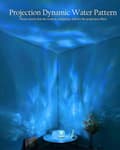 Miniatyrbild 4 av 5: Cube Lamp, Corded Northern Lights Cube Ocean Wave Projector Light Aurora Glow