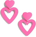 Dobbelte Hjerte Øreringe Hængende Dråbeøreringe Til Kvinder Kærlighed Hjerte Hængeøreringe Valentinsdag Mors Dag Gave