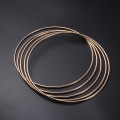 Miniatyrbillede 3 af 3: DIY Drømmesnapper Rund Ring Drømmesnapper Tilbehør Drømmesnapper Jernring (250mm) Guld Golden
