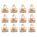 Miniatyrbilde 2 av 4: 8 stk Mini Kurver Små Vevde Høytidsgodteri Kurver Bryllup Godteri Gavekurver 12 stk 6,5x5cm 12pcs 6.5x5cm