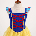 Pikkukuva 4 / 4: Lumikin innoittama tyttöjen hieno maksimekko kesävaatteet Disneyland-matka prinsessa Cosplay Frock taapero rento Vestidos LUMIKKI SET02 SNOW WHITE SET02 9-10T(150)