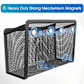 Miniatyrbillede 2 af 5: Magnetisk Penneholder, Mesh Blyantsholder til Skrivebordsopbevaring Kurv Organizer Markørholder - 2 Kurve