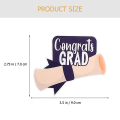 Miniatyrbild 3 av 3: 5 Set Graduationstårta Dekorationer Chic Tårta Insatser Dekorationer Festrekvisita Blå 9X7CM Blue 9X7CM