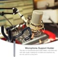 Miniatyrbillede 5 af 6: Mikrofonbomstativ med justerbar stangholder til professionel optagelse og vlogging