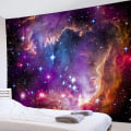 Miniatyrbild 4 av 5: Nebula Rymdväv Galaxy Vävväggbonad Stjärnhimmel Stjärnor Universum Scen Vävväggbonad för Sovrum
