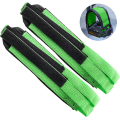 Miniatyrbillede 2 af 5: 2 stk. Cykelpedalstropper Pedal Tåclips Stropper Tape Til Fast Gear Cykel Universal Cykel Fodstropper Pedalstropper Tåclips Stropper Tape Til FastGrøn Green