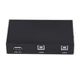 2 in 1 out USB Print Splitter, 2 USB 2.0 Ports Splitter Printer Adapter Sharing Device Switch Box for PC Printer Computer Scanners