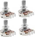 4st gitarrpotentiometer 250k 4st 15mm Short 15mm Shaft A250K B250K
