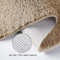 Miniatyrbillede 4 af 5: Bademåtte Antislip 40 X 60cm Beige, Bademåtter Antislip Vaskbar Bademåtte, Badeværelsesmåtte Med Høj Vandabsorption Bademåtte Til Badekar, Badeværelse, Stue