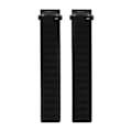 Miniatyrbilde 2 av 8: Magnetisk klokkereim justerbar hurtigspenne silikonklokkereim 20 mm passer for Garmin Fenix 7S 6S 5S svart