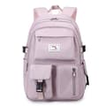 Large Capacity Backpack, Multi-Pocket Backpack Waterproof School Backpack - Purple Purple