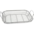 Miniatyrbilde 1 av 5: Grillkurv i Rustfritt Stål, Grillkurv for Grønnsaker, Kvadratisk Avrenningskurv, Fritøskurv - Utekoking
