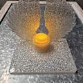 Miniatyrbilde 3 av 5: Stor firkantet silikonform og engelvinger formsett DIY harpiksunderlag, minnesmerke lysestake, fotoramme